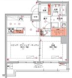 ロメック月島 801 間取り図