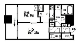 キャピタルゲートプレイス ザ・タワー 8階 間取り図