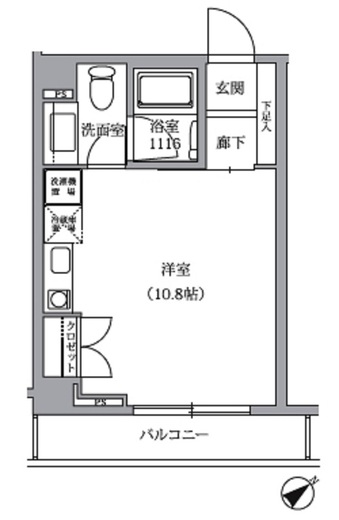 パークタワーグランスカイ 103 間取り図