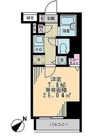 アーク銀座京橋 506 間取り図