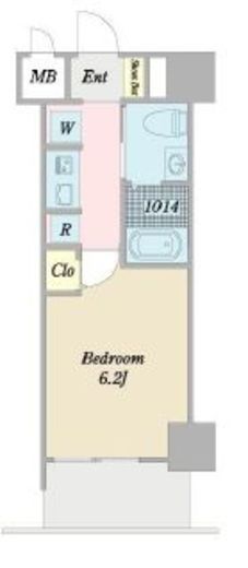 プレミアステージ本所吾妻橋 1205 間取り図