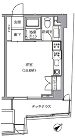 テラス恵比寿南 203 間取り図