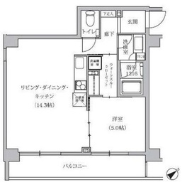 テラス恵比寿南 201 間取り図