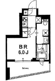 南麻布EAST 502 間取り図