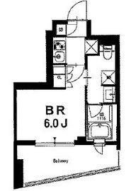 南麻布EAST 702 間取り図