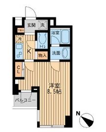 ユニフォート目黒中町 303 間取り図