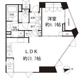 パークハウス広尾 7階 間取り図