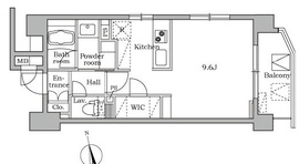 レジディア大井町2 802 間取り図