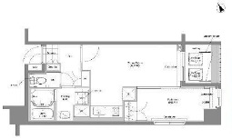 オリーブ三田 202 間取り図