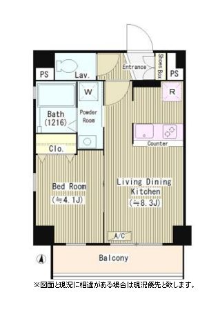 カーナ大井町 302 間取り図