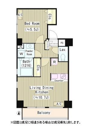 カーナ大井町 502 間取り図