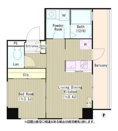 カーナ大井町 303 間取り図