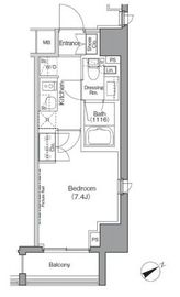 ミレーネ品川荏原 501 間取り図