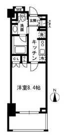 レジディア中落合 B313 間取り図