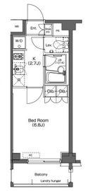 プラウドフラット学芸大学 206 間取り図