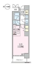 ロイヤルパークスタワー南千住 1205 間取り図