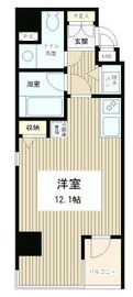 テラス麻布十番 502 間取り図