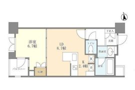 シティハウス東京新橋 2階 間取り図