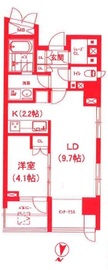 クオリア恵比寿イースト 2階 間取り図