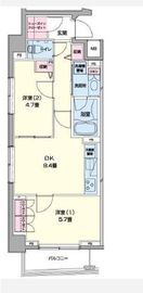 プライムアーバン日本橋浜町 901 間取り図