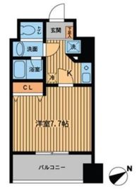 プライムアーバン門前仲町 906 間取り図