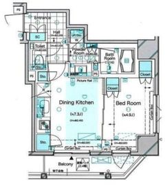 ドゥーエ三田 302 間取り図