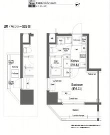 プラウドフラット門前仲町1 504 間取り図