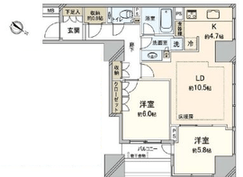 ザ・神宮前レジデンス 5階 間取り図