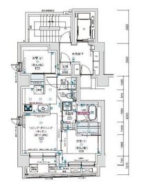 アルティザ東銀座 4階 間取り図