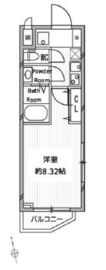 白金高輪レジデンス 312 間取り図