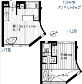 FLEG池尻 306 間取り図