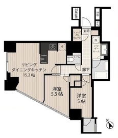 品川タワーレジデンス 2階 間取り図