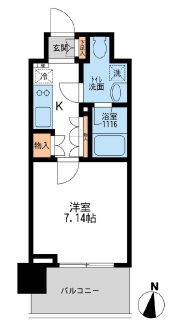 アーデン清澄白河 503 間取り図