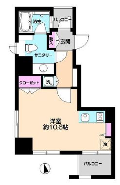 CATS原宿 (キャッツ原宿) 801 間取り図
