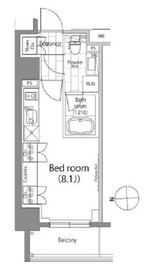 パークハビオ元浅草 401 間取り図