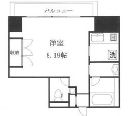 東麻布アパートメント 601 間取り図