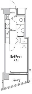 プラウドフラット代々木上原 304 間取り図