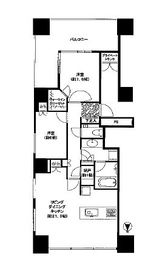 ワールドシティタワーズ キャピタルタワー 30階 間取り図