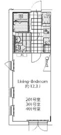 ラピス青山 301 間取り図