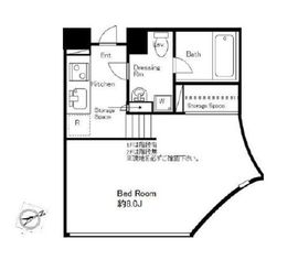 FLEG池尻 205 間取り図