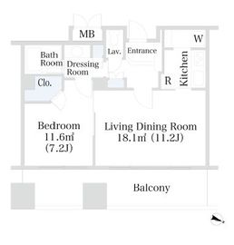 千代田ファーストハイツ 1507 間取り図