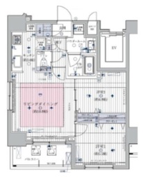 メインステージ三田アーバンスクエア 11階 間取り図