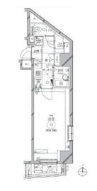 リクレイシア西麻布 1-803 間取り図