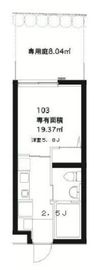 スペックハウス白金台 103 間取り図