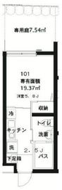 スペックハウス白金台 101 間取り図