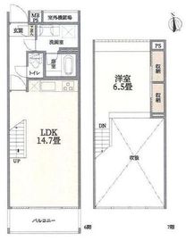 ウェルスクエア碑文谷 615 間取り図