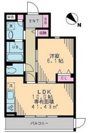 ガーデンテラス柿の木坂 101 間取り図