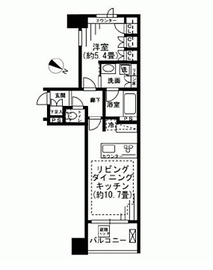 グリーンパーク日本橋堀留町 4階 間取り図