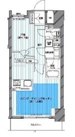 アデニウム新橋 13階 間取り図