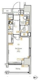 デュアルタップ大崎 3階 間取り図